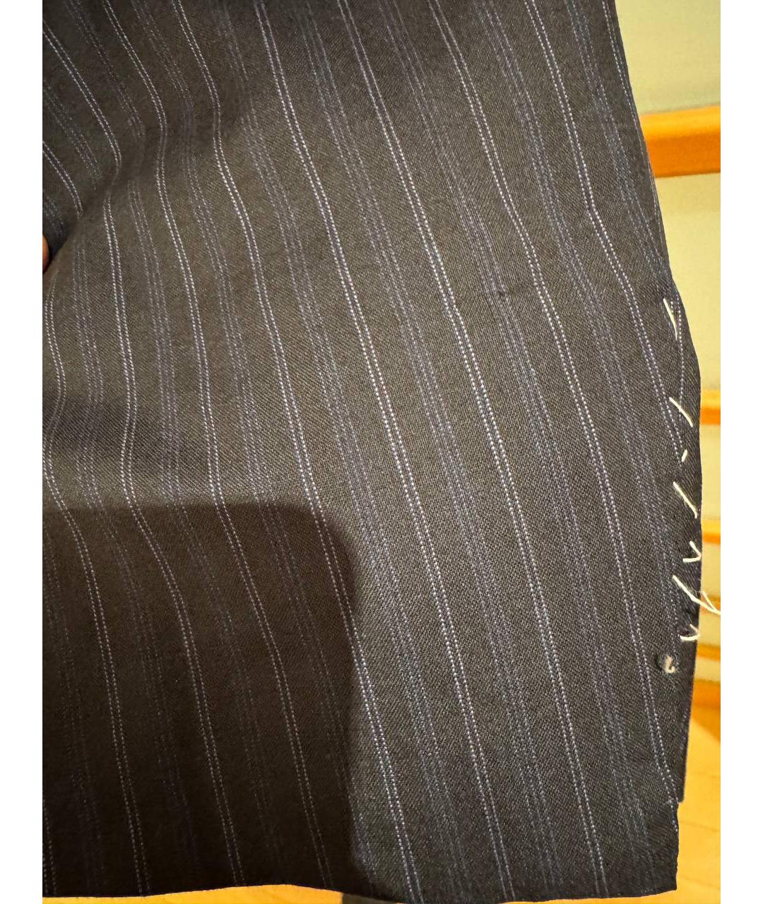 KITON Темно-синий классический костюм, фото 7