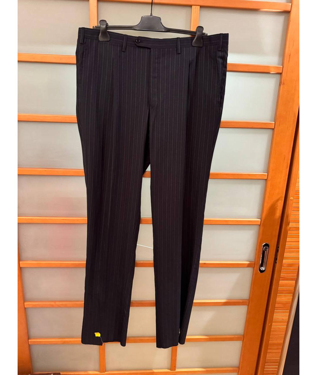 KITON Темно-синий классический костюм, фото 2