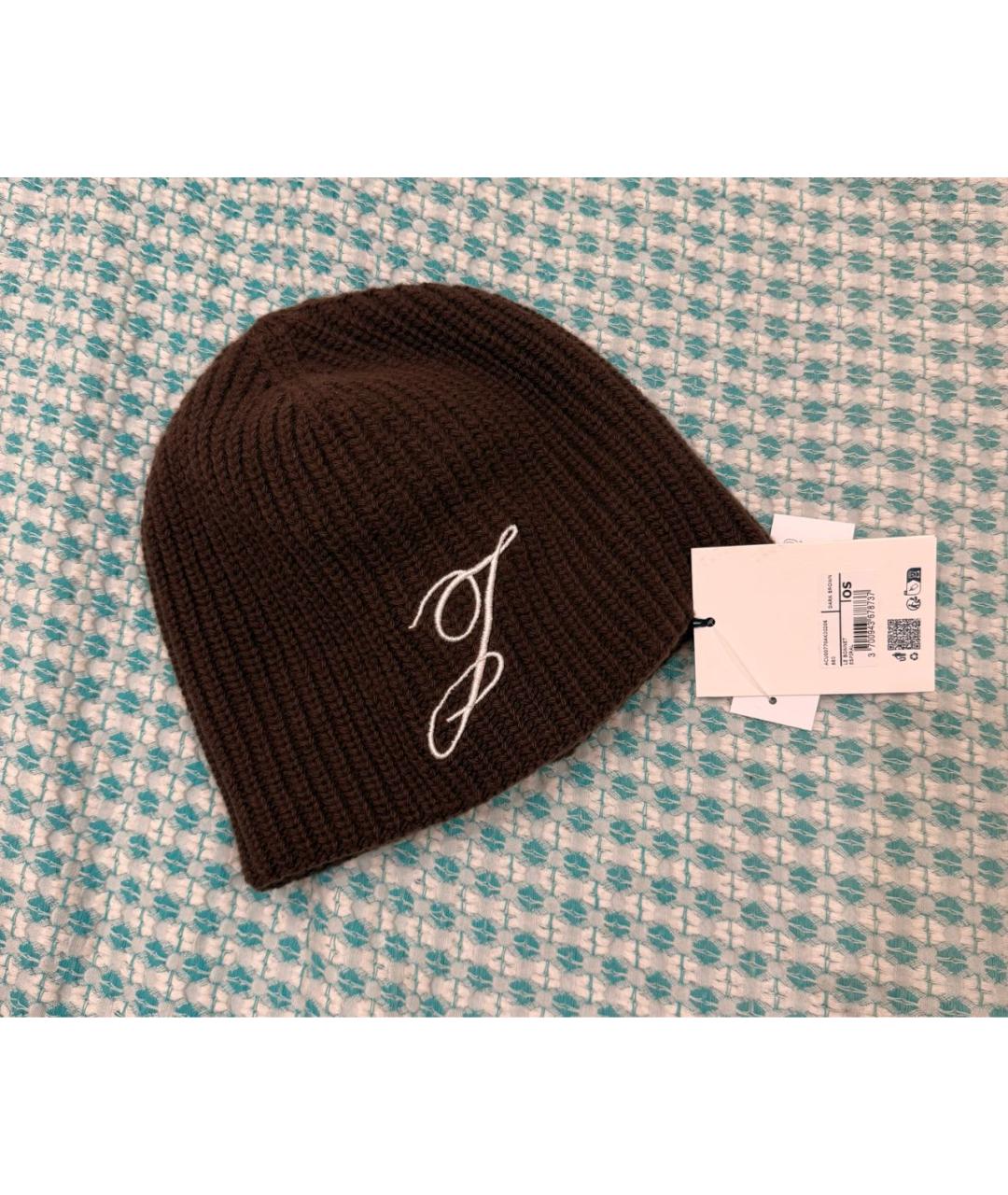 JACQUEMUS Коричневая шерстяная шапка, фото 4