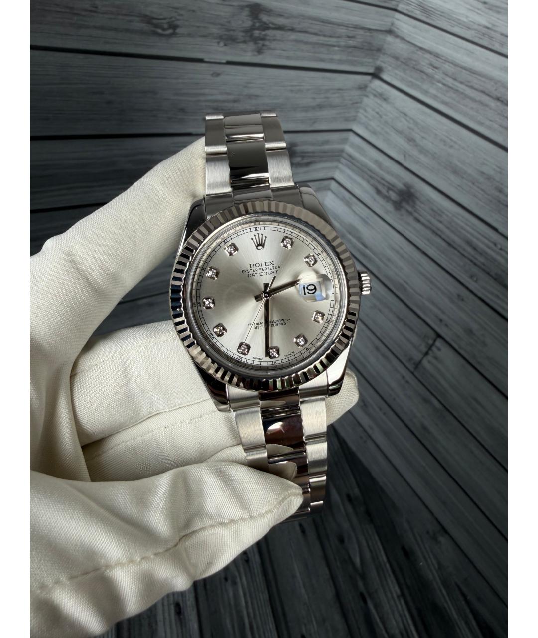 ROLEX Серебряные часы, фото 3