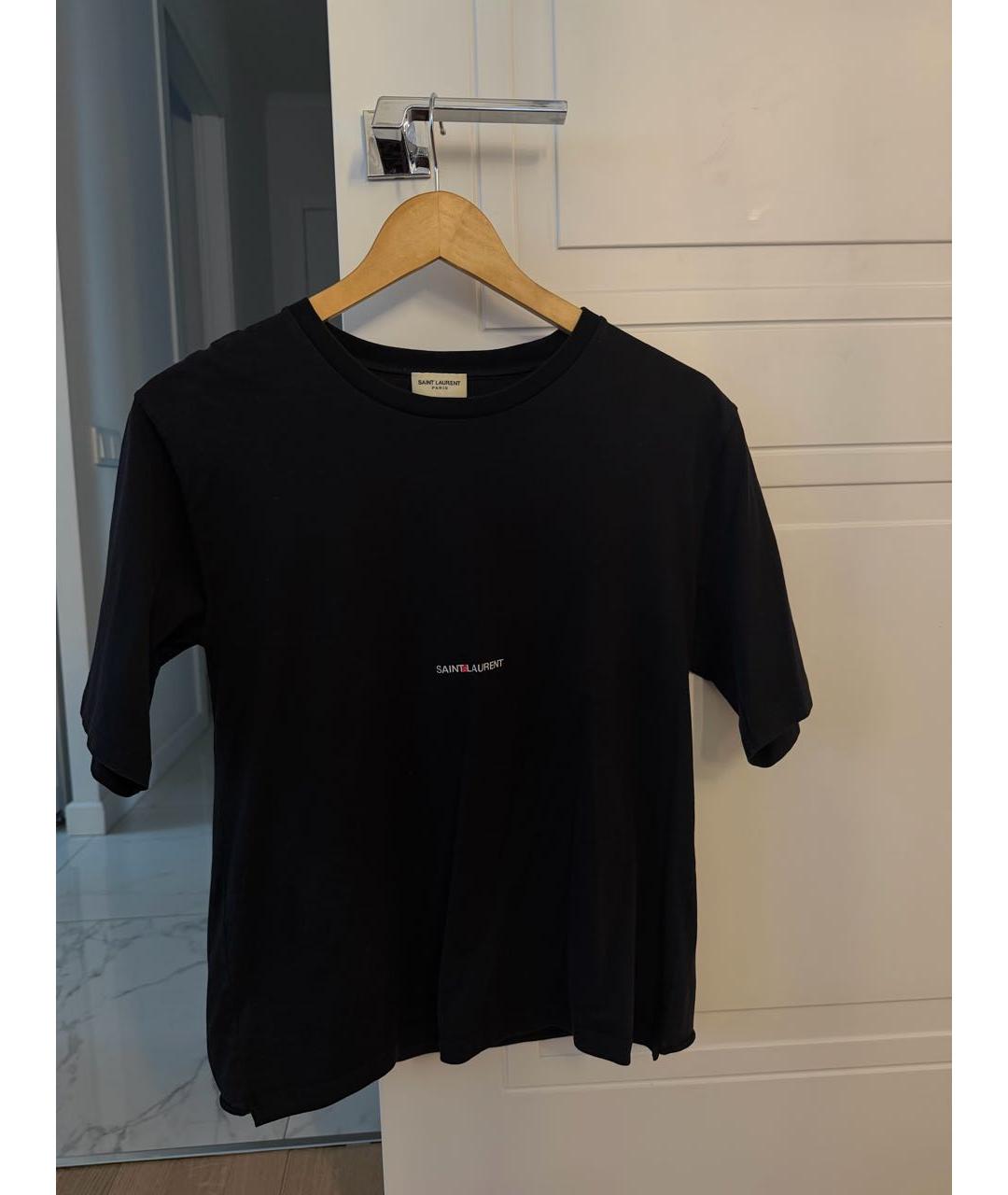 SAINT LAURENT Черная футболка, фото 5