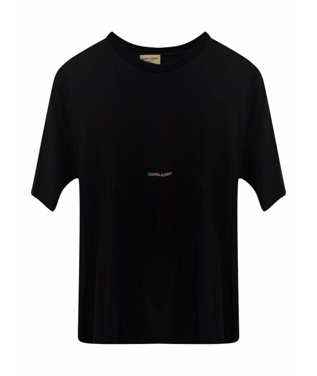SAINT LAURENT Черная футболка, фото 1