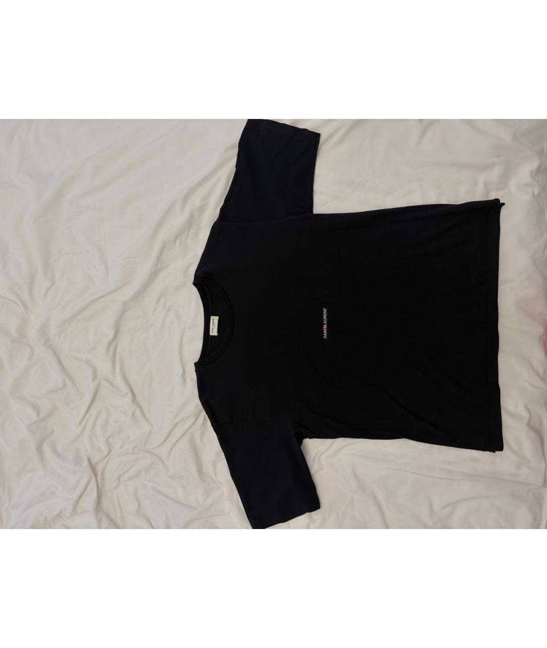 SAINT LAURENT Черная футболка, фото 4