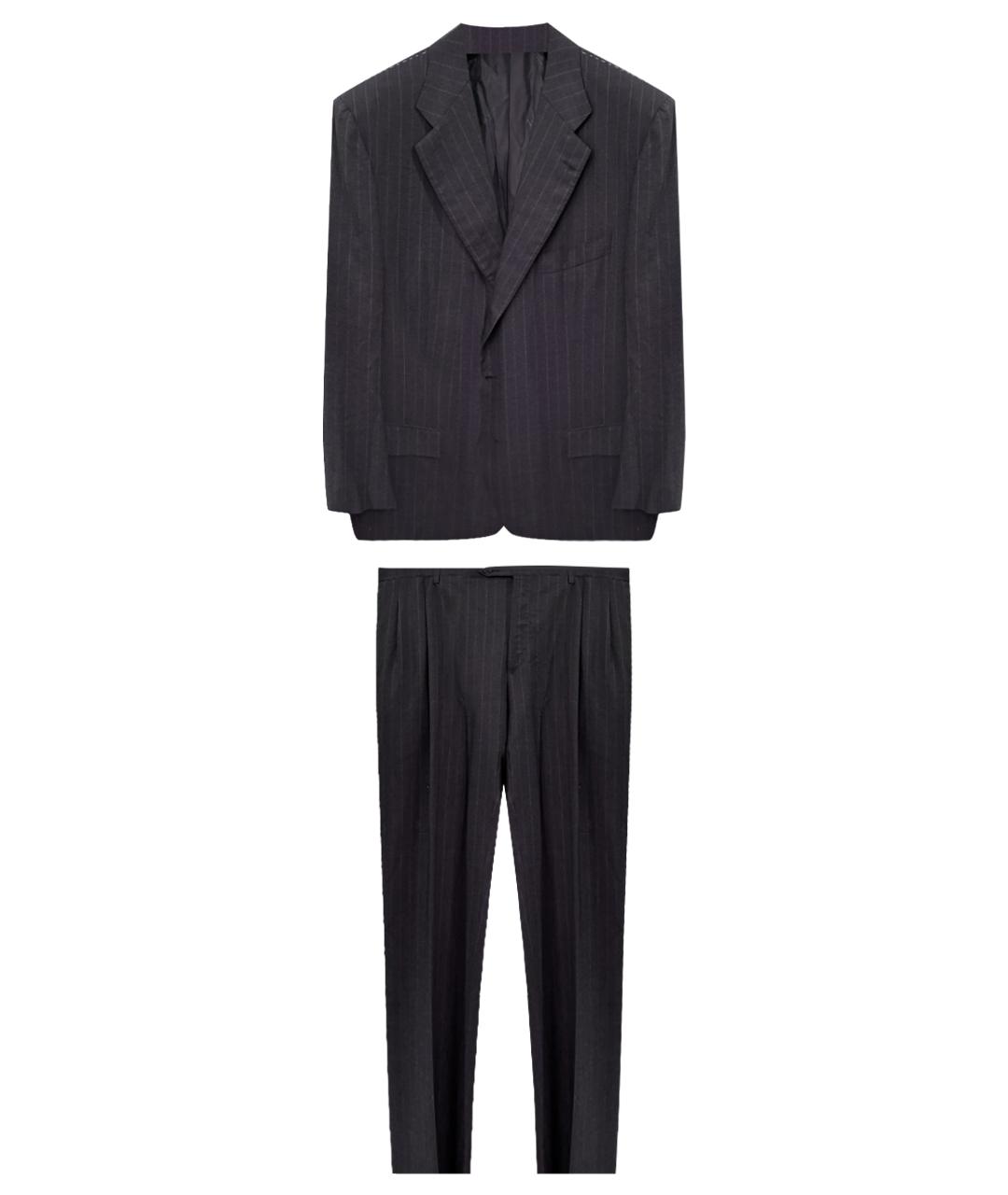 KITON Темно-синий классический костюм, фото 1