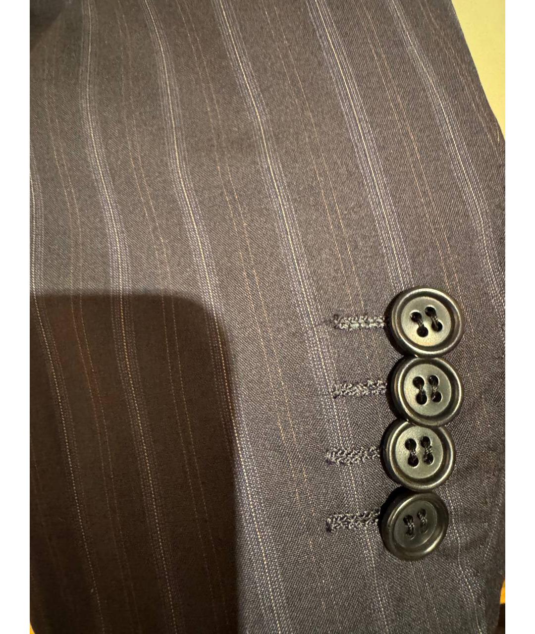 KITON Темно-синий классический костюм, фото 6