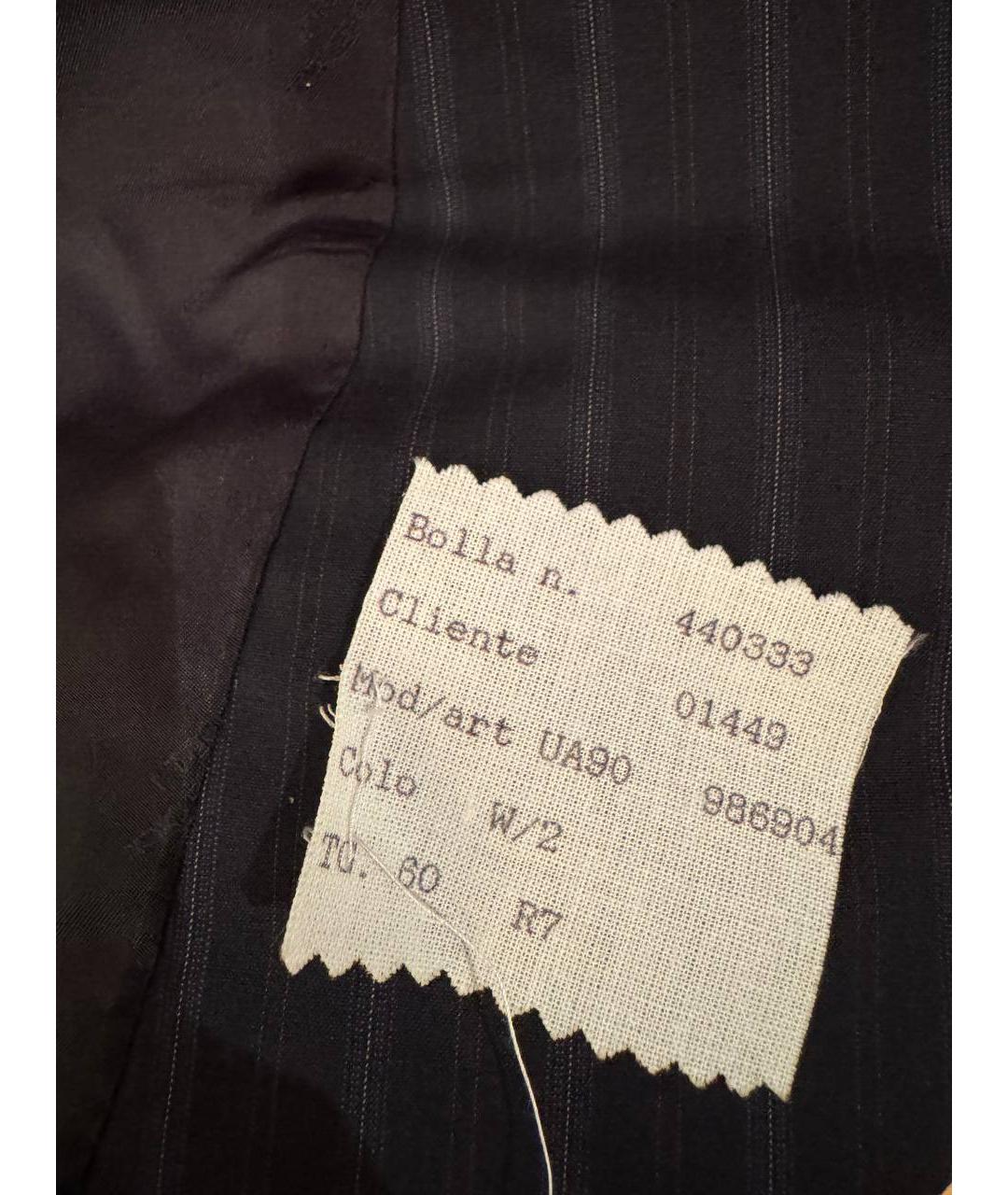 KITON Темно-синий классический костюм, фото 8