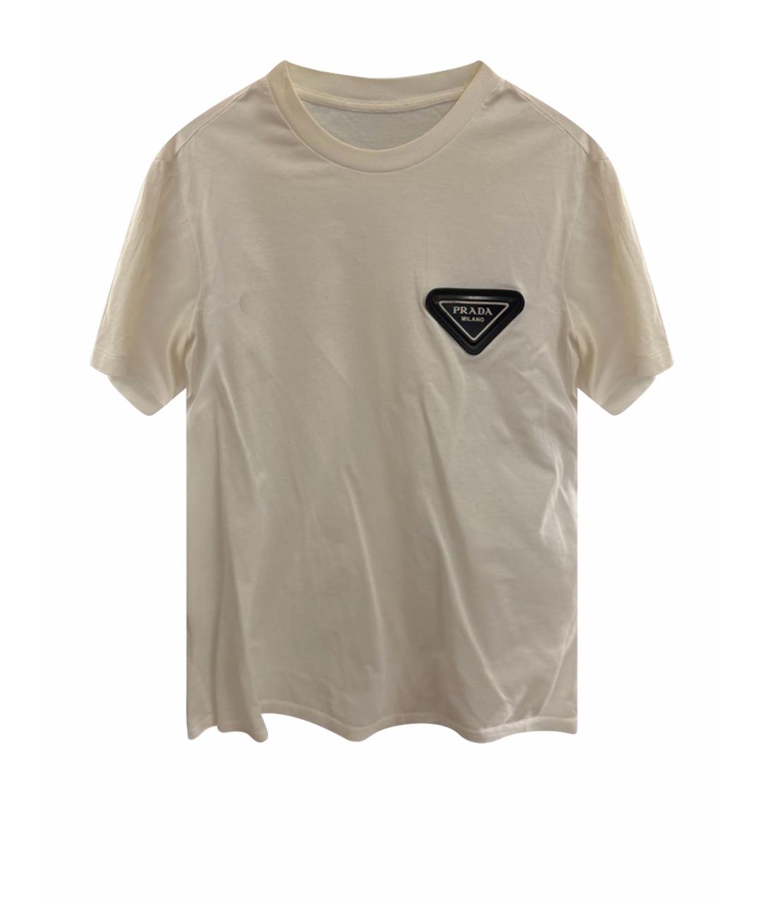PRADA Белая футболка, фото 1