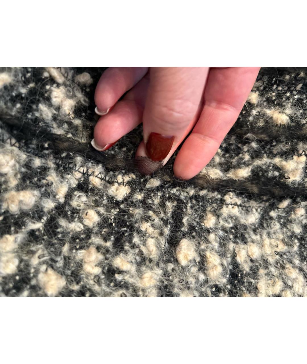 ERMANNO SCERVINO Коричневый шерстяной жакет/пиджак, фото 7