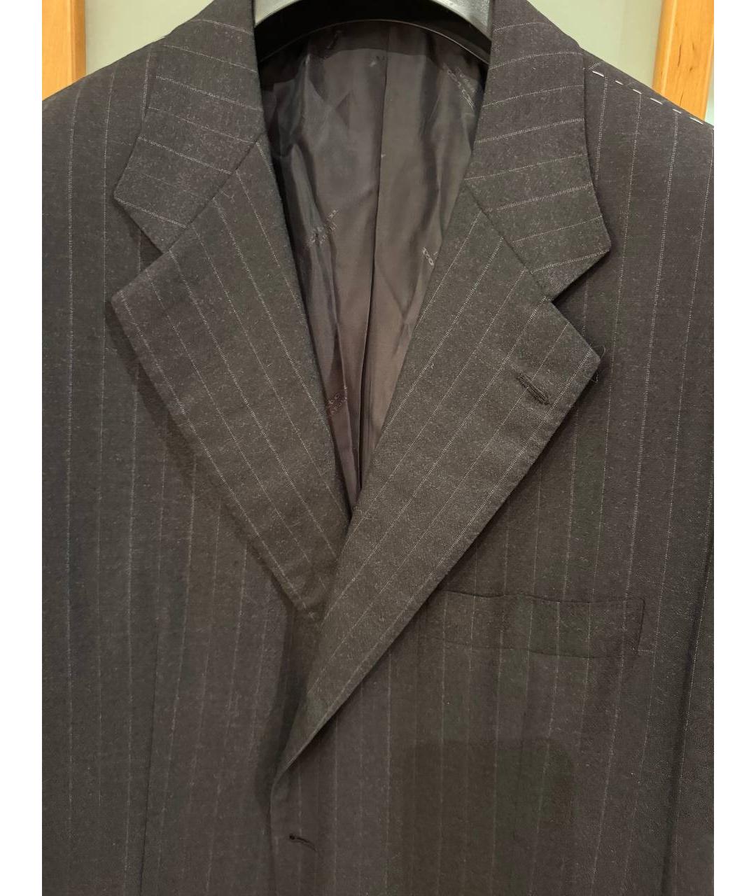 KITON Серый классический костюм, фото 4