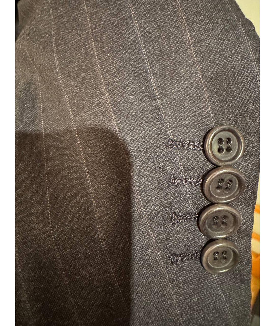 KITON Серый классический костюм, фото 6