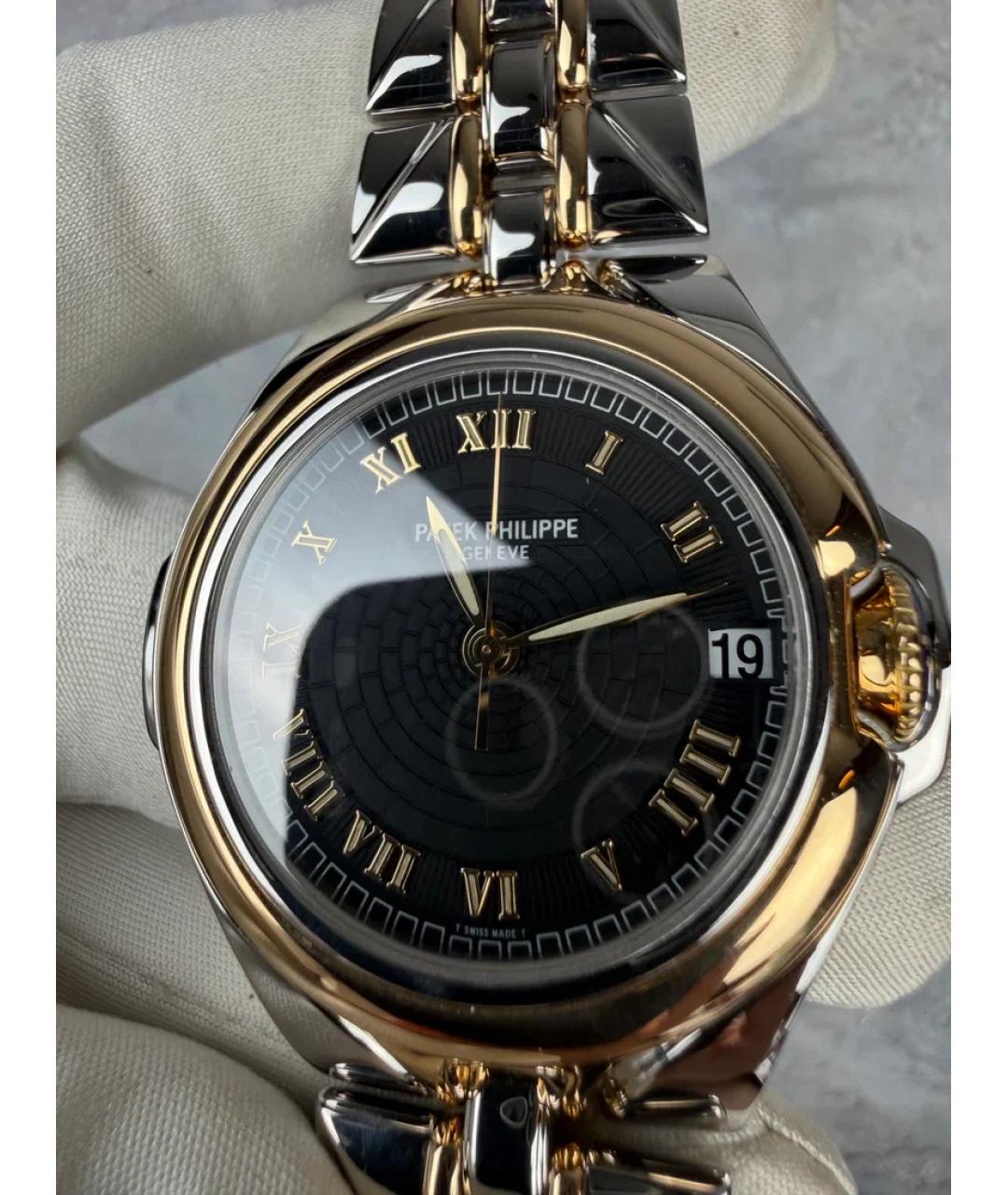 PATEK PHILIPPE Черные часы из желтого золота, фото 3