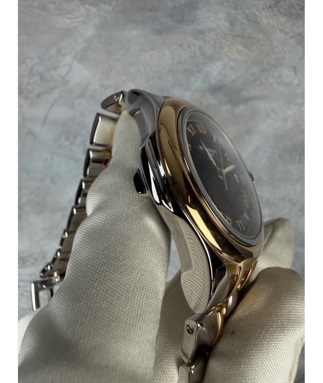 PATEK PHILIPPE Черные часы из желтого золота, фото 5