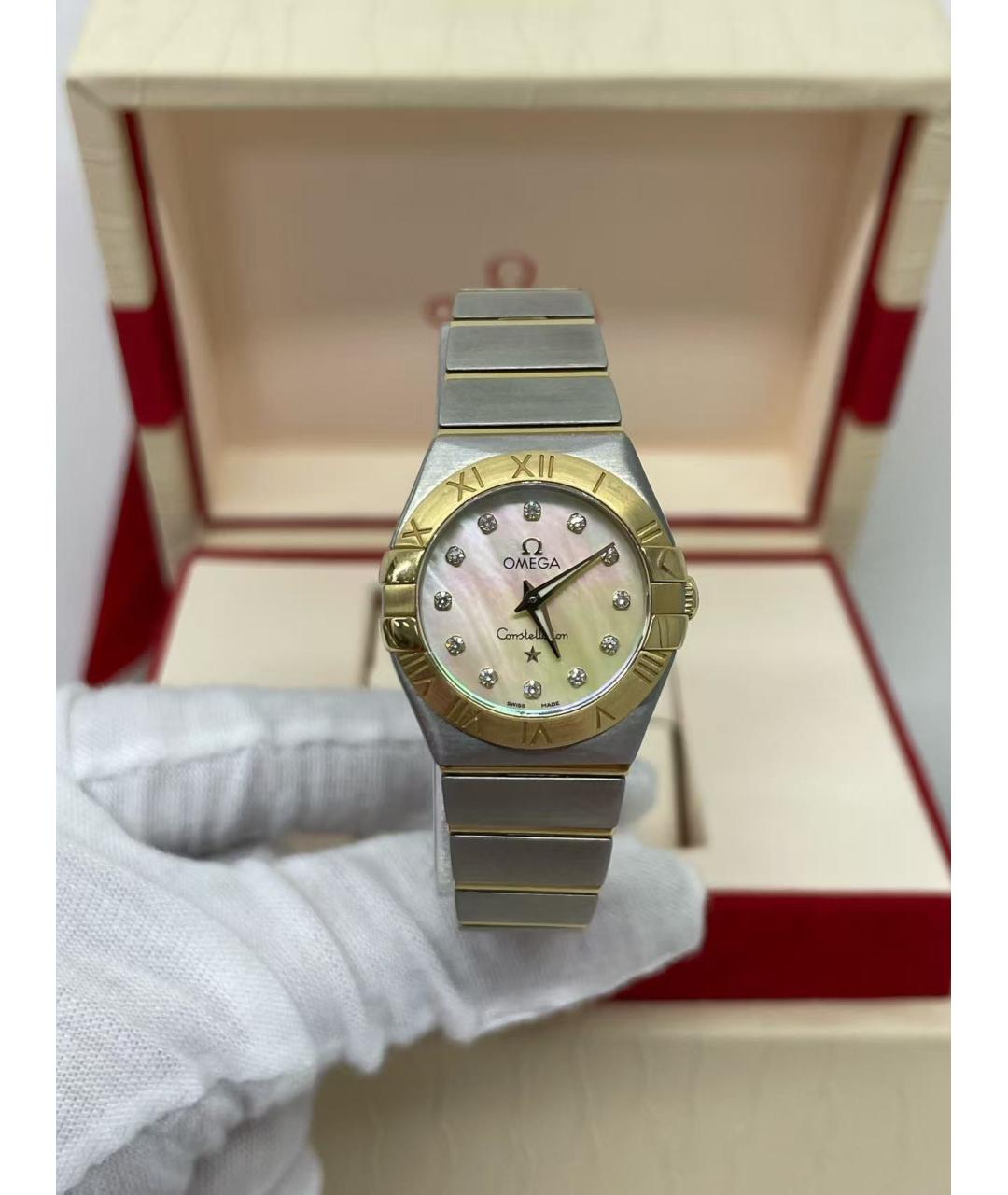 OMEGA Золотые часы из желтого золота, фото 5