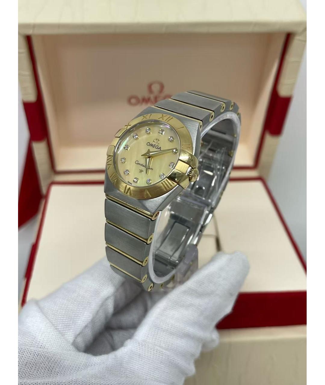 OMEGA Золотые часы из желтого золота, фото 3