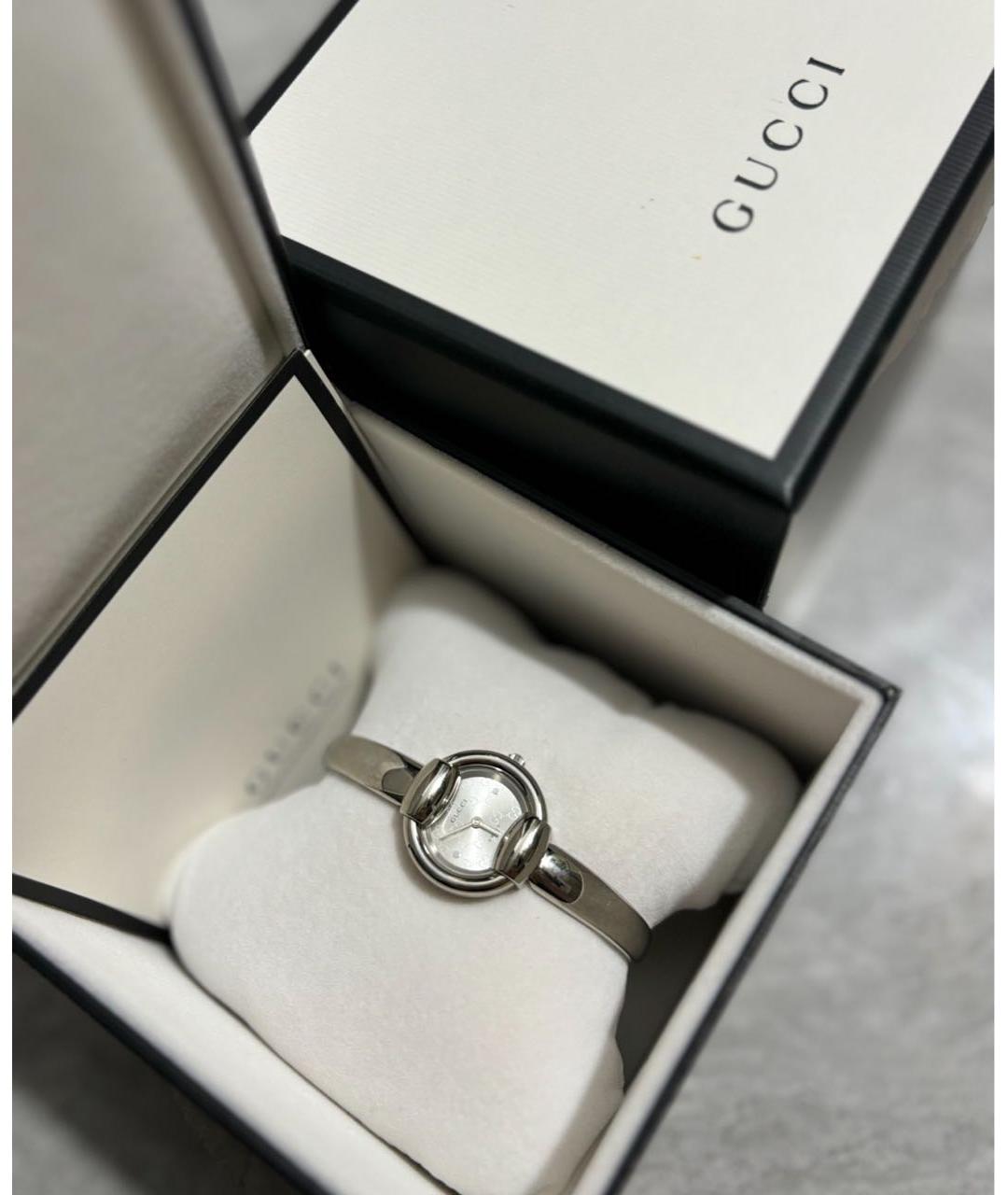 GUCCI Белые часы, фото 5