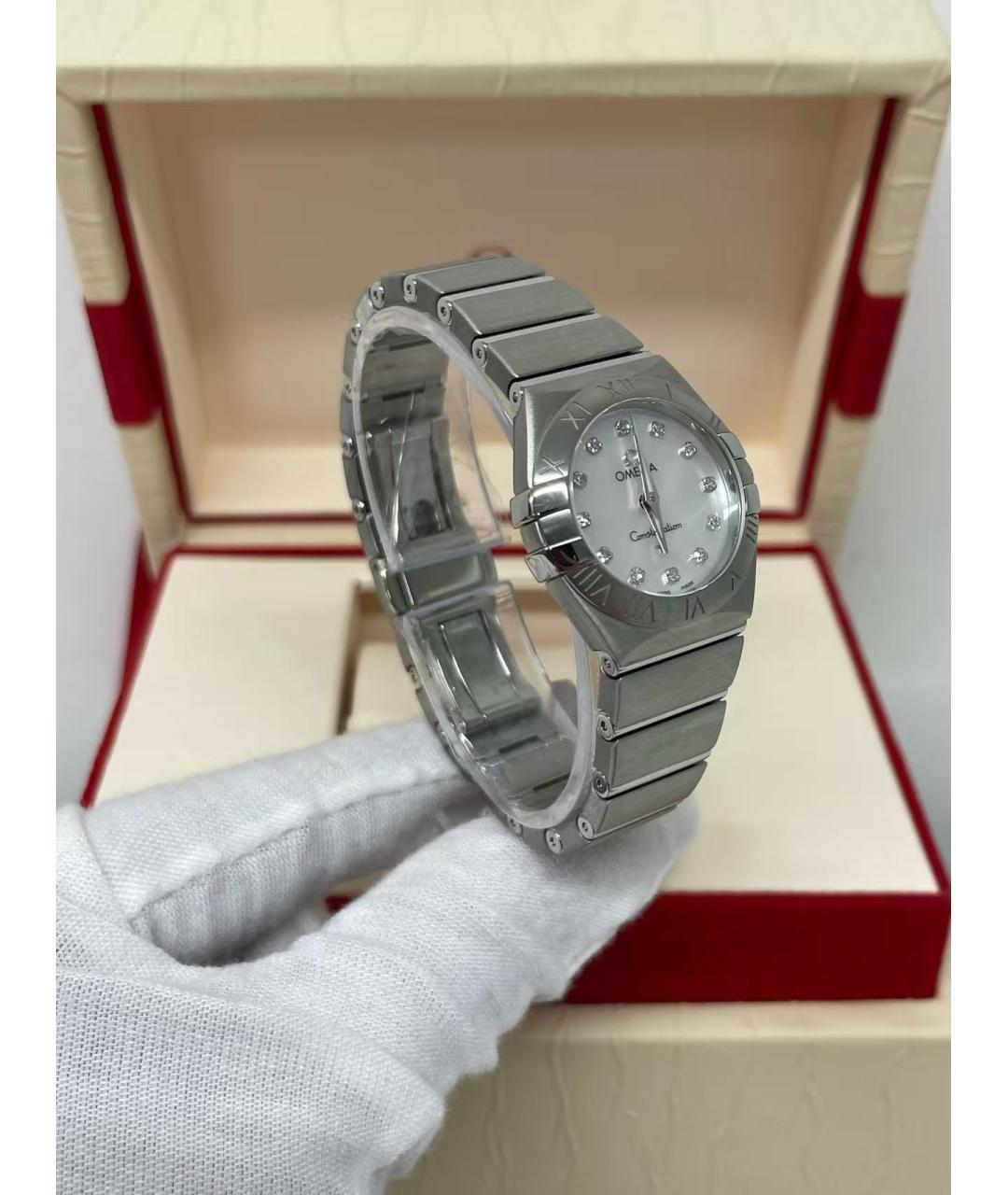 OMEGA Серебряные часы, фото 2