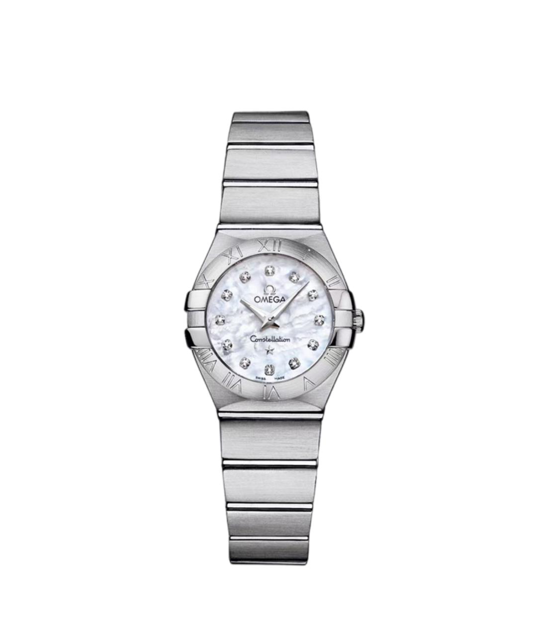 OMEGA Серебряные часы, фото 5