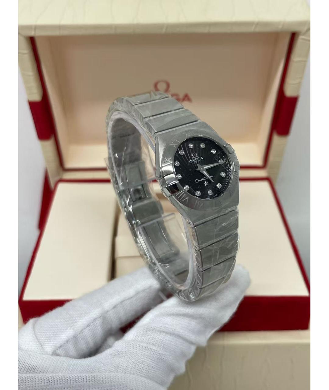 OMEGA Серебряные часы, фото 3