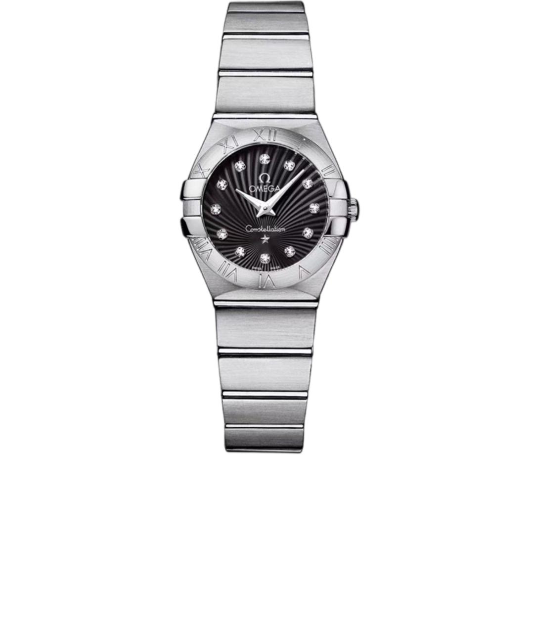 OMEGA Серебряные часы, фото 6