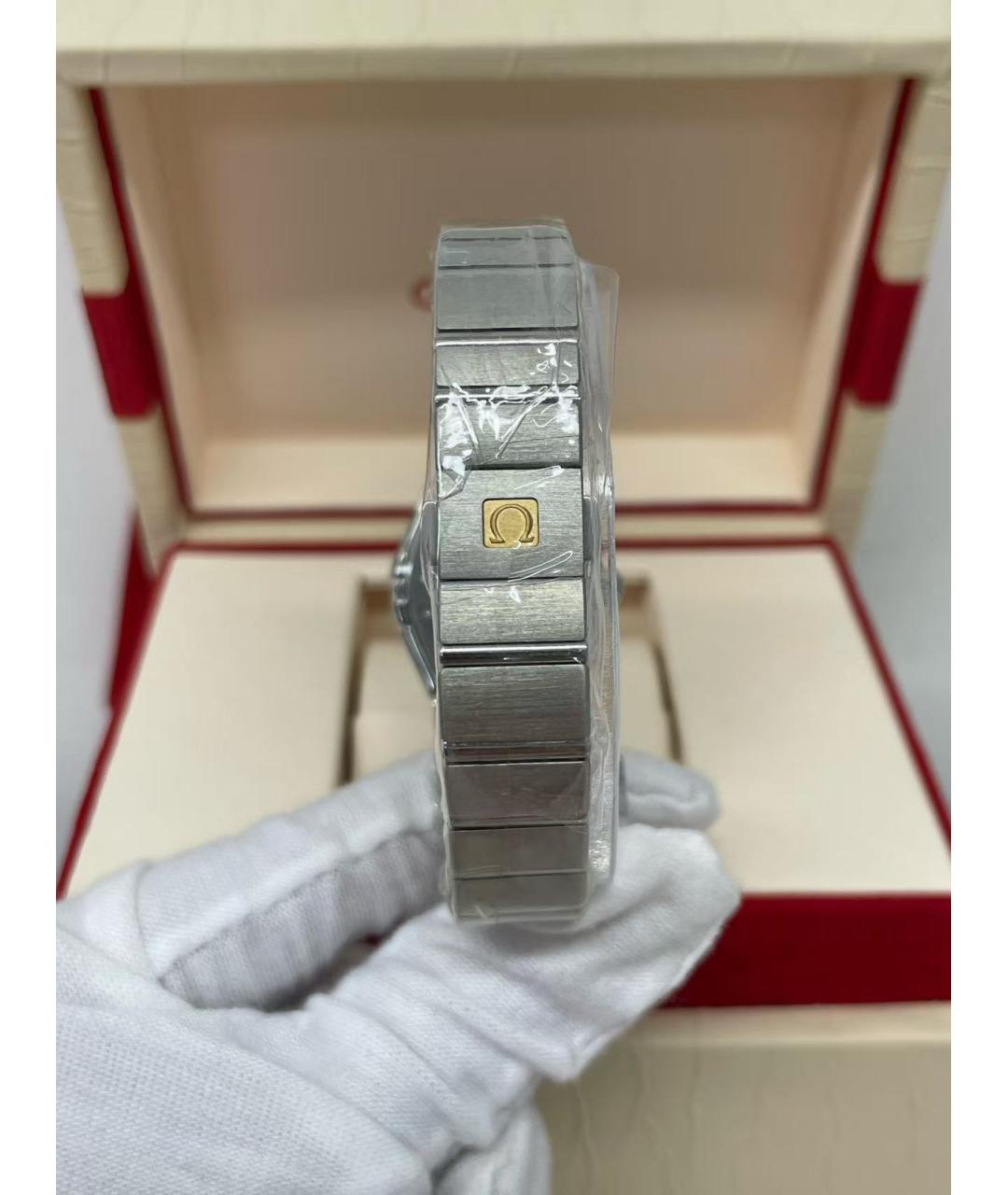 OMEGA Серебряные часы, фото 5