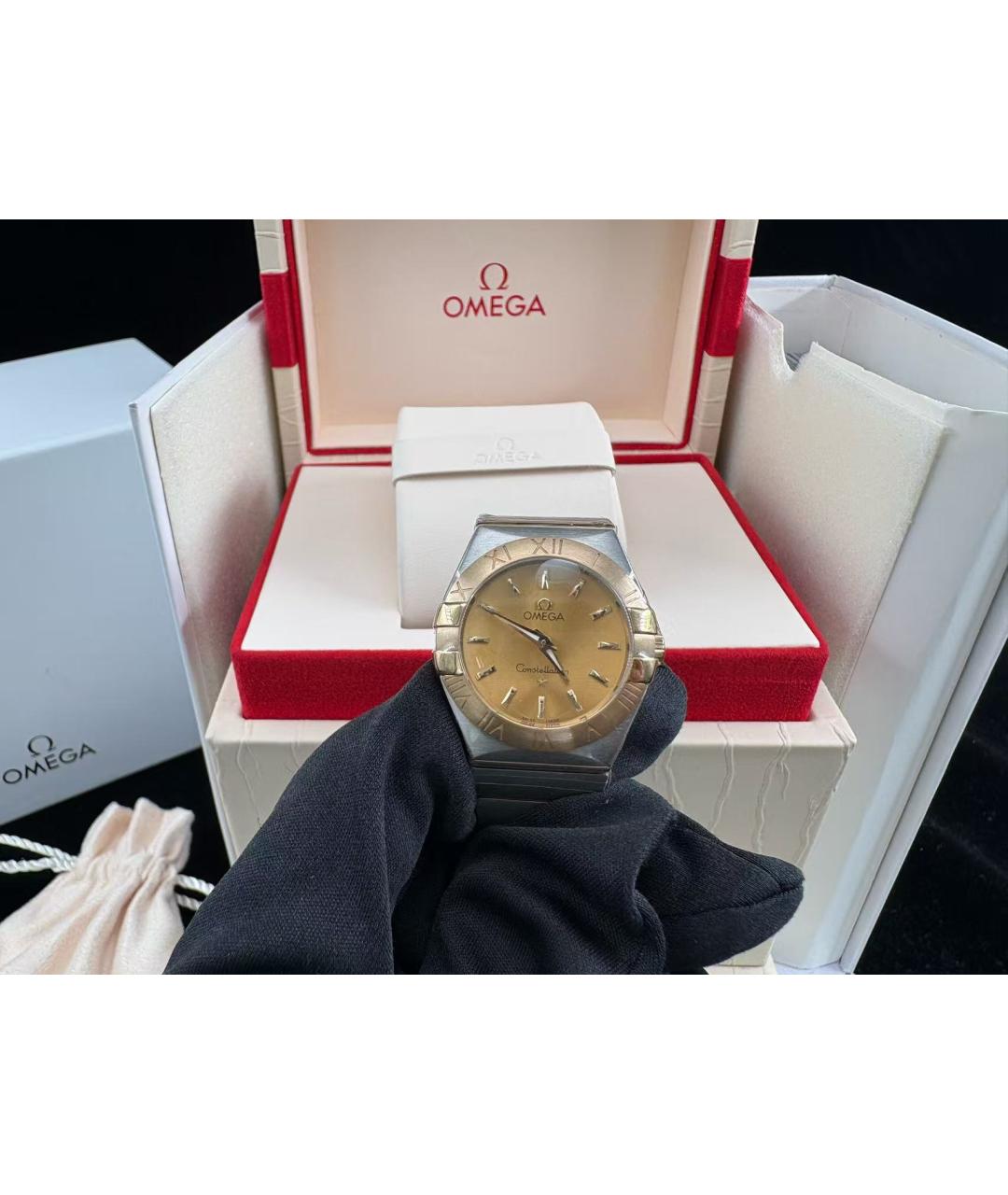 OMEGA Серебряные часы, фото 2