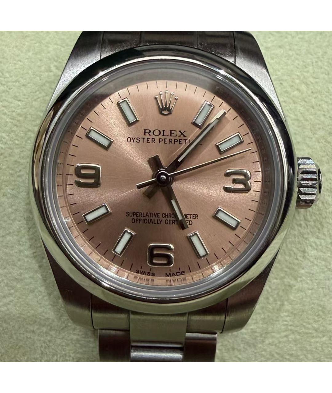 ROLEX Серебряные часы, фото 4