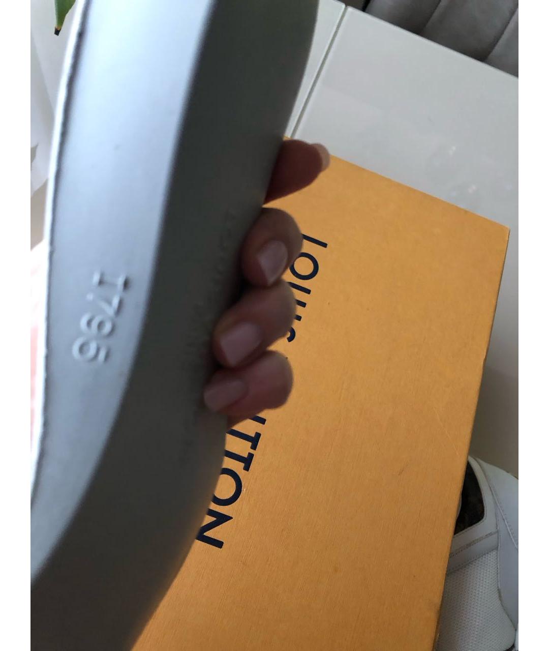 LOUIS VUITTON Белые кроссовки, фото 5