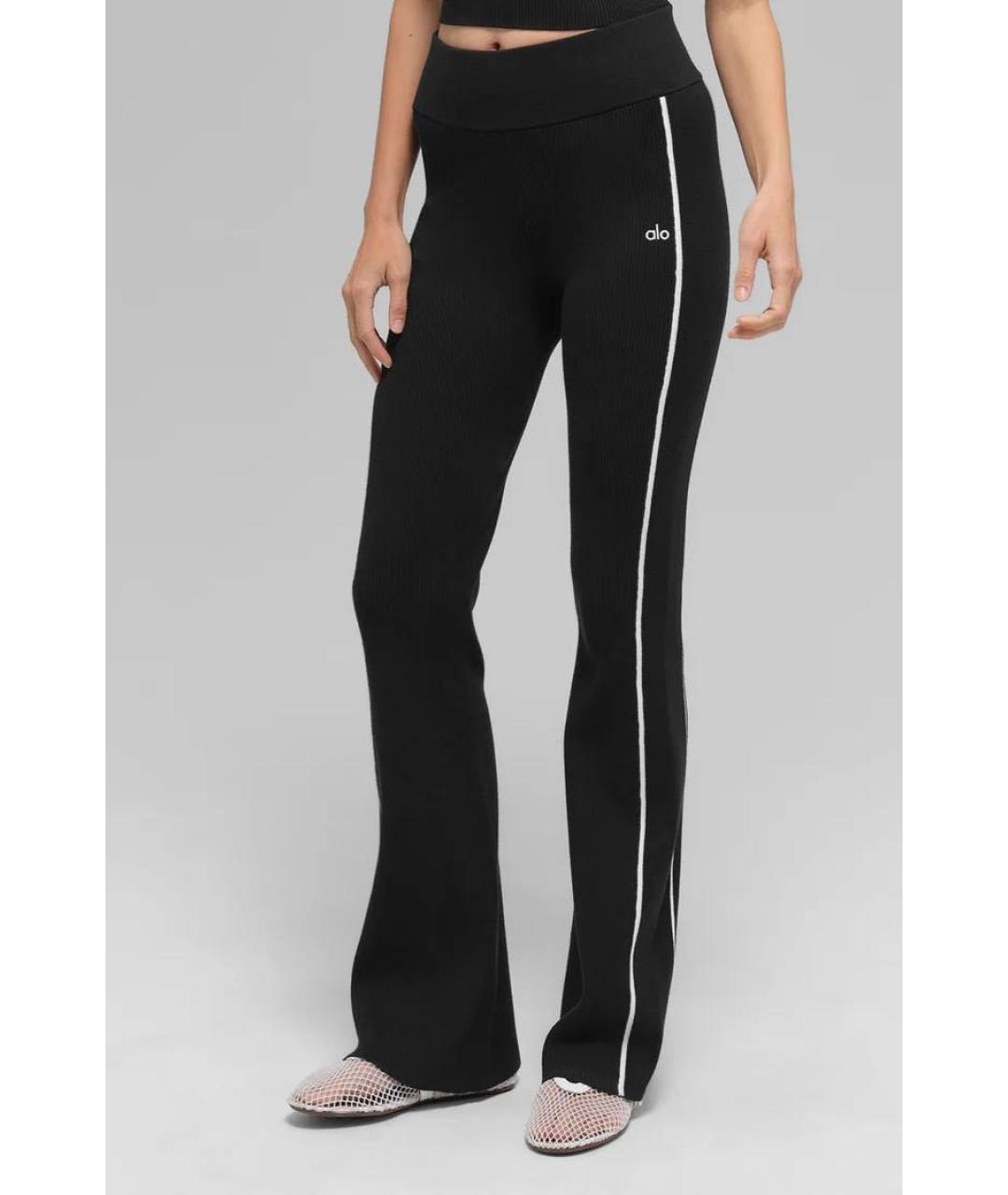 ALO YOGA Синие вискозные спортивные брюки и шорты, фото 5