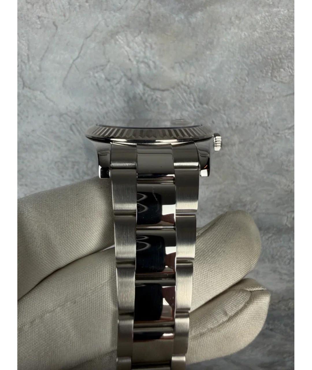 ROLEX Серебряные часы из белого золота, фото 6