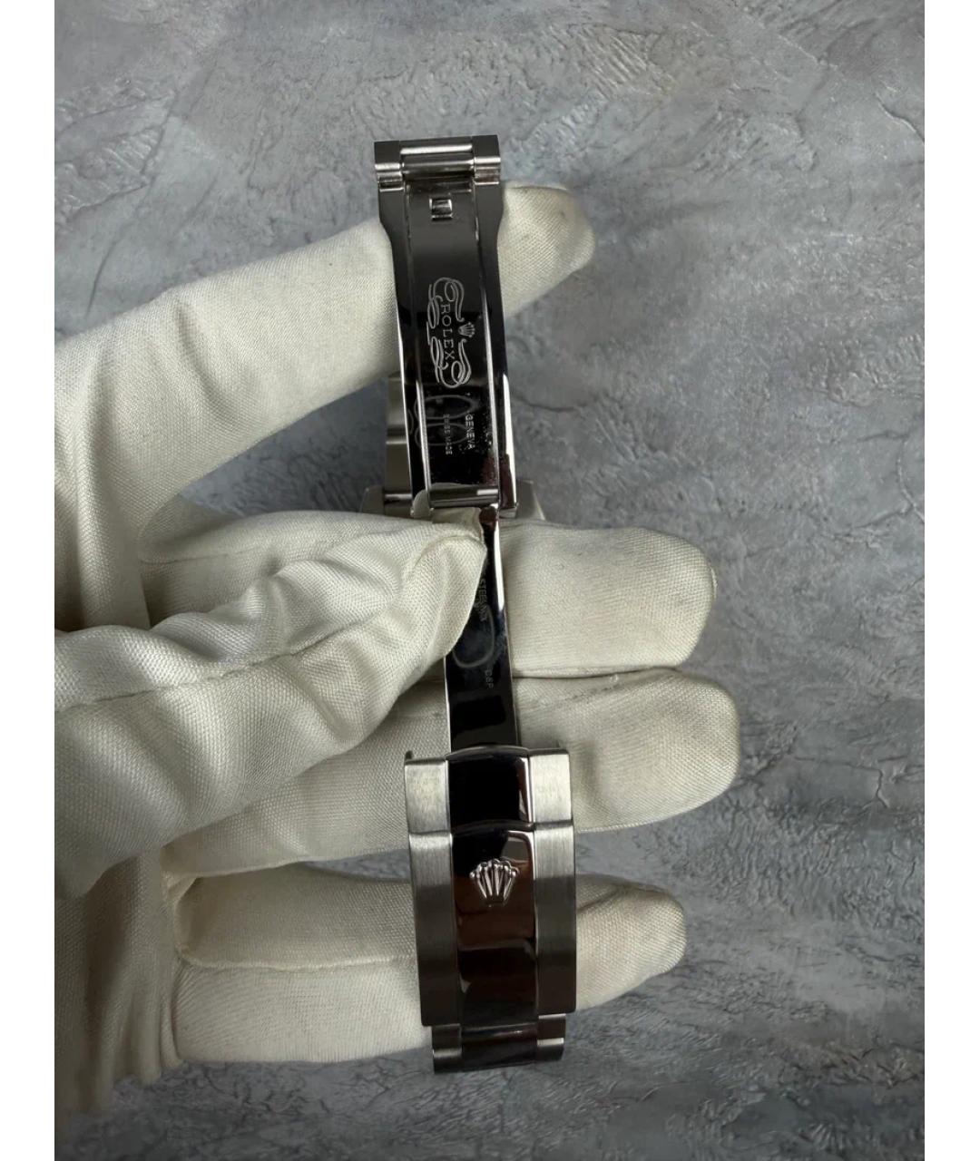 ROLEX Серебряные часы из белого золота, фото 8