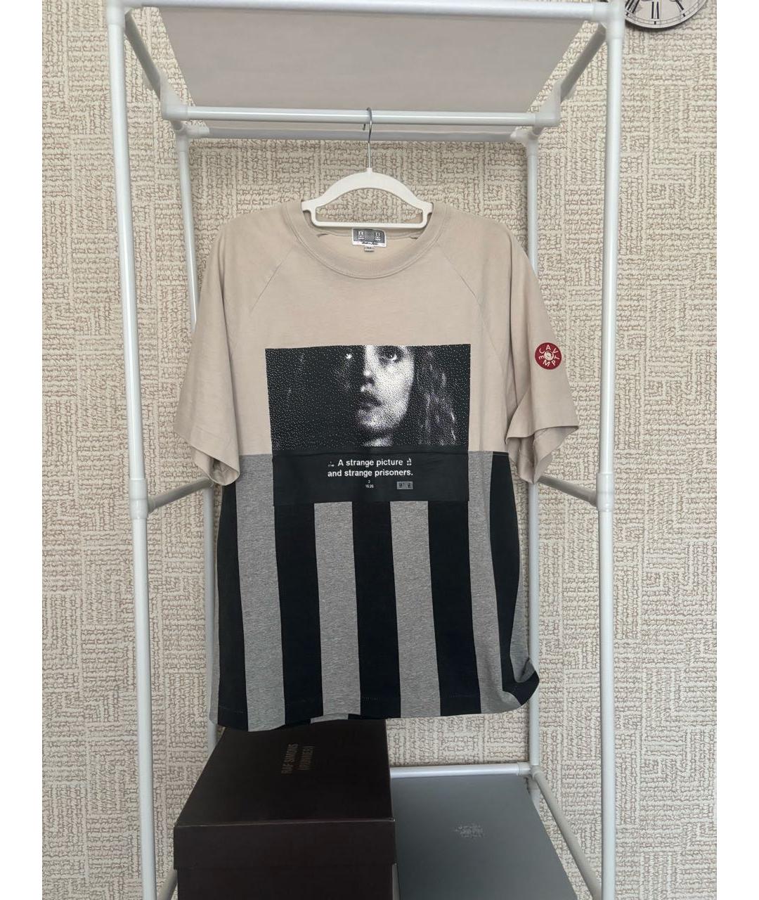 CAV EMPT Бежевая хлопковая футболка, фото 5