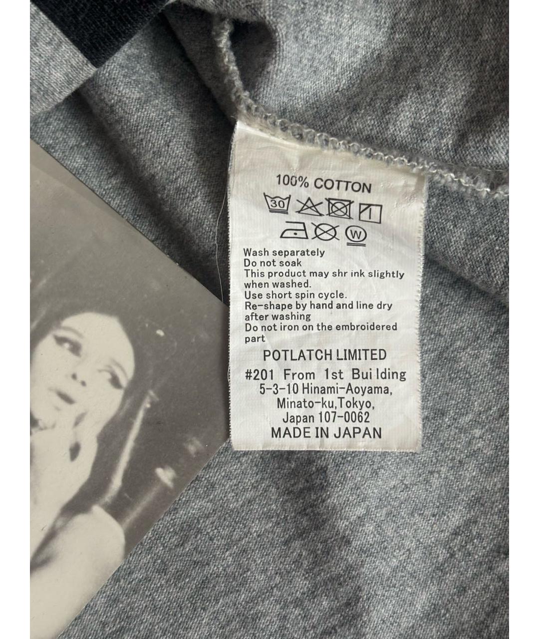 CAV EMPT Бежевая хлопковая футболка, фото 4