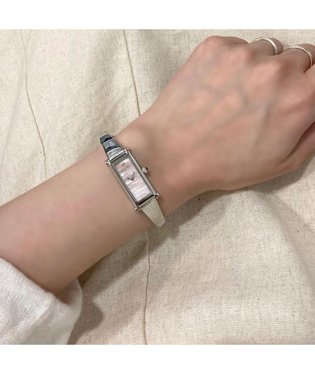 GUCCI Серебряные часы, фото 7