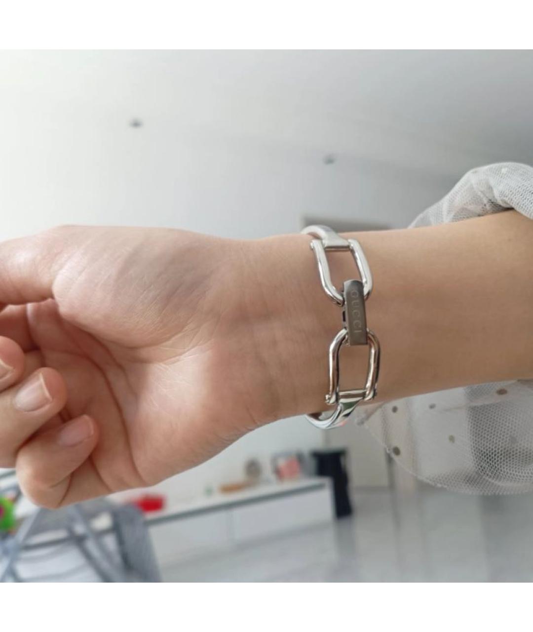 GUCCI Серебряные часы, фото 8