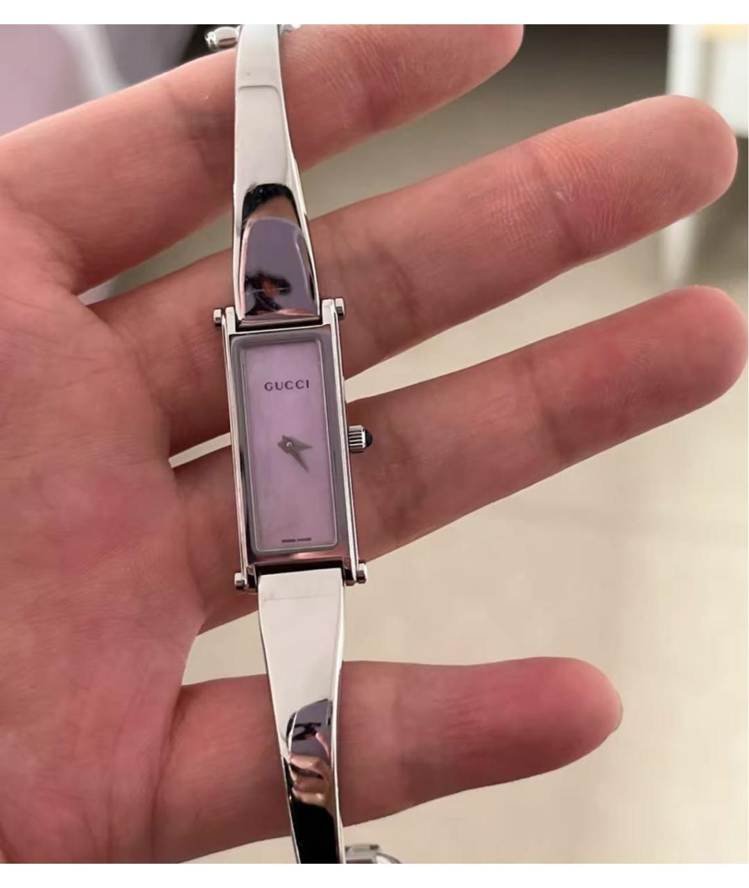 GUCCI Серебряные часы, фото 6