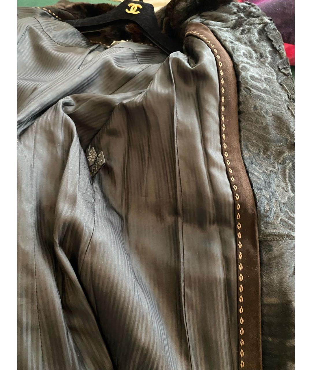 FENDI Черная меховая шуба, фото 6