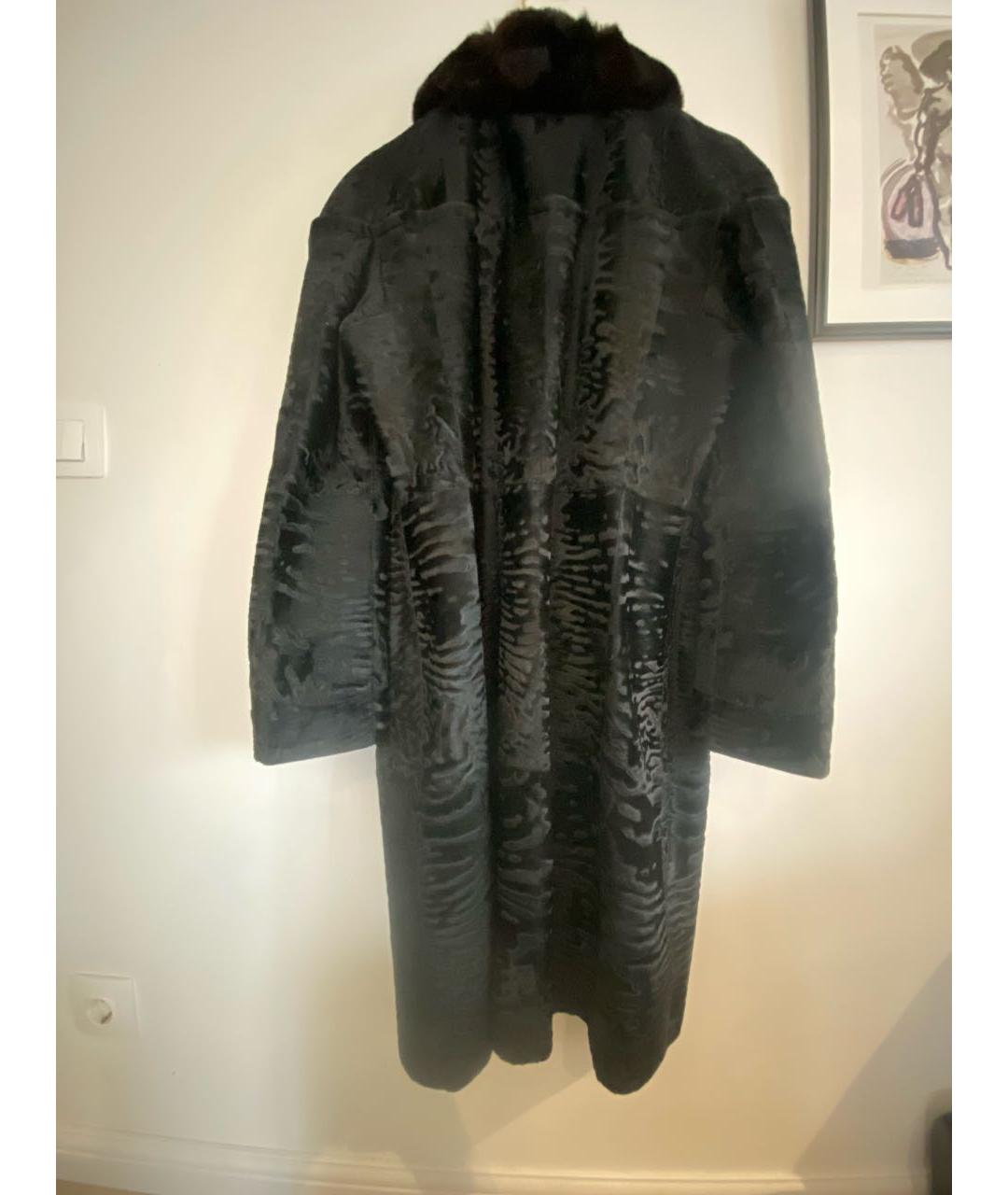 FENDI Черная меховая шуба, фото 3