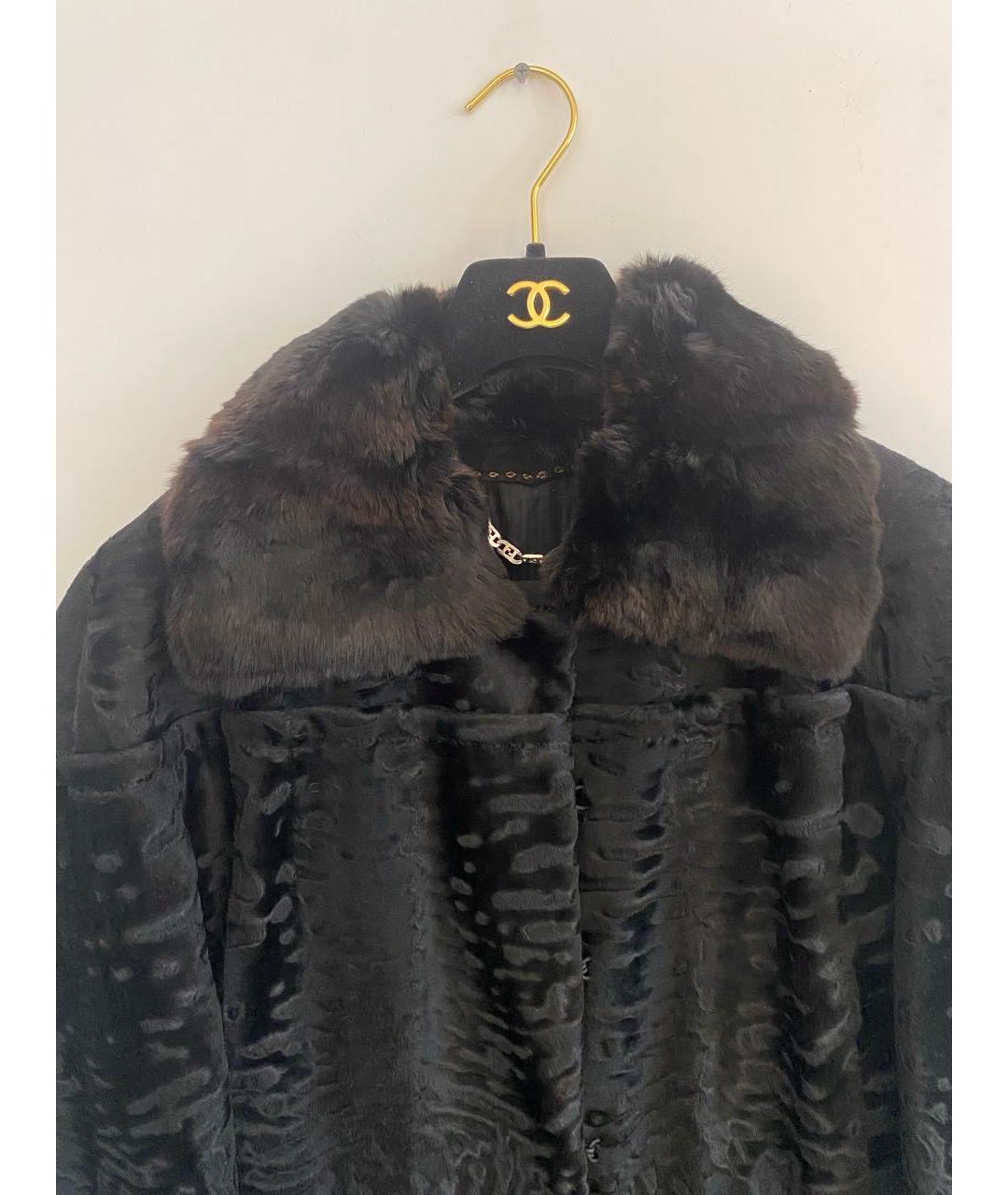 FENDI Черная меховая шуба, фото 8