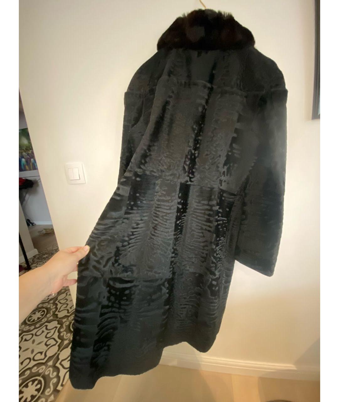 FENDI Черная меховая шуба, фото 5