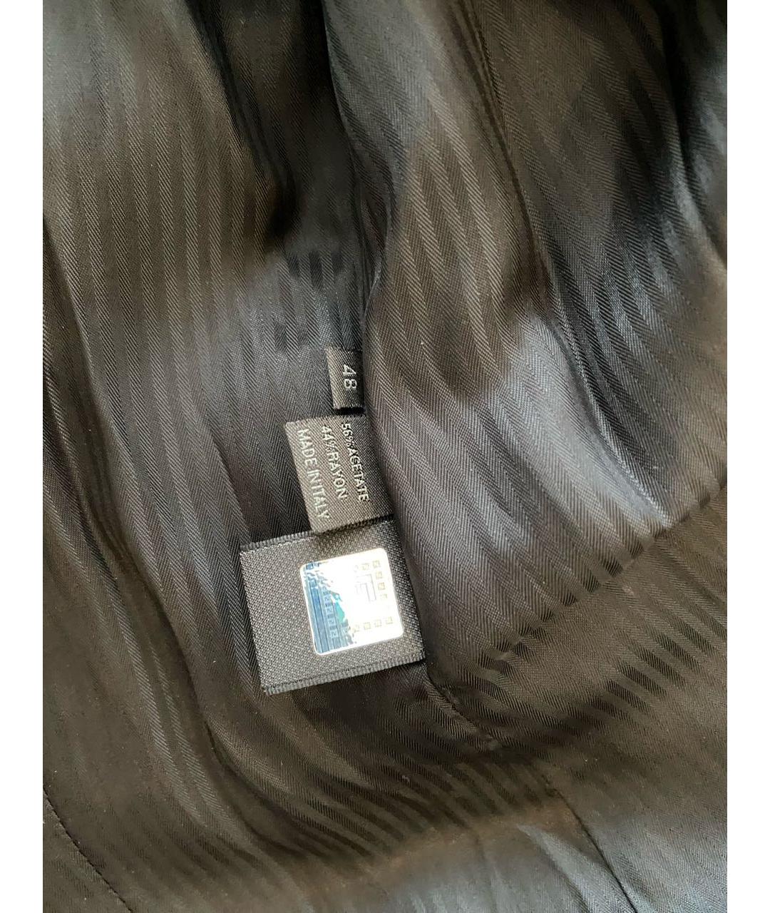 FENDI Черная меховая шуба, фото 7