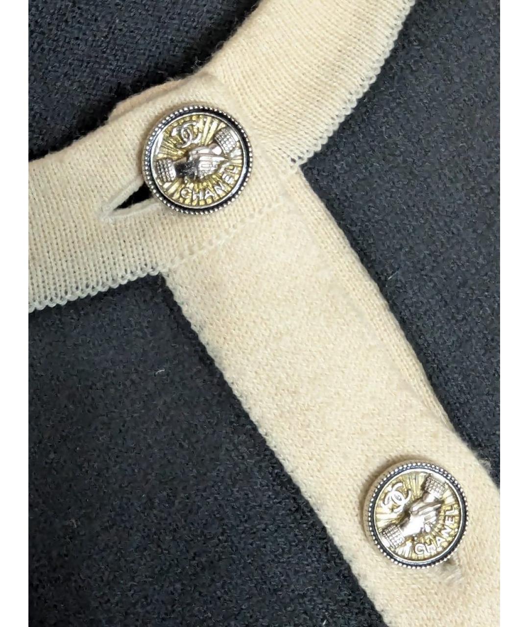 CHANEL Черная кашемировая майка, фото 5