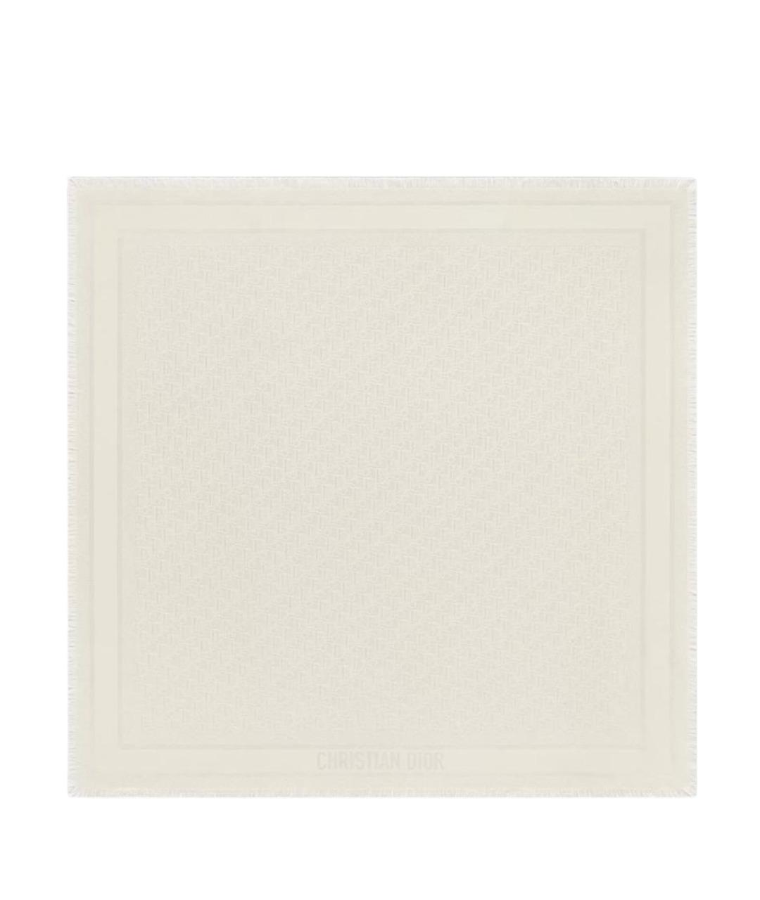 CHRISTIAN DIOR Белый платок, фото 1
