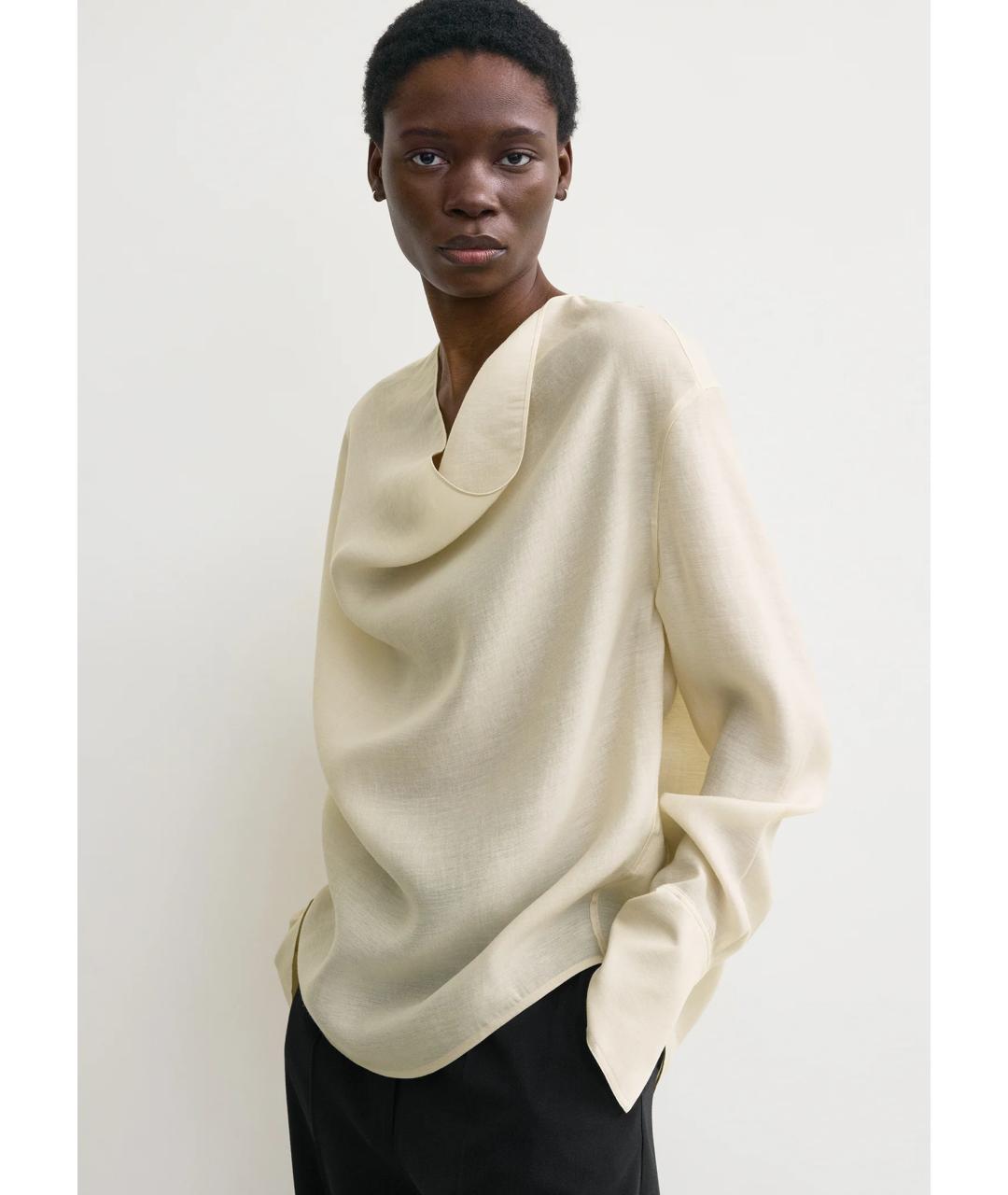 TOTEME Бежевая блузы, фото 5