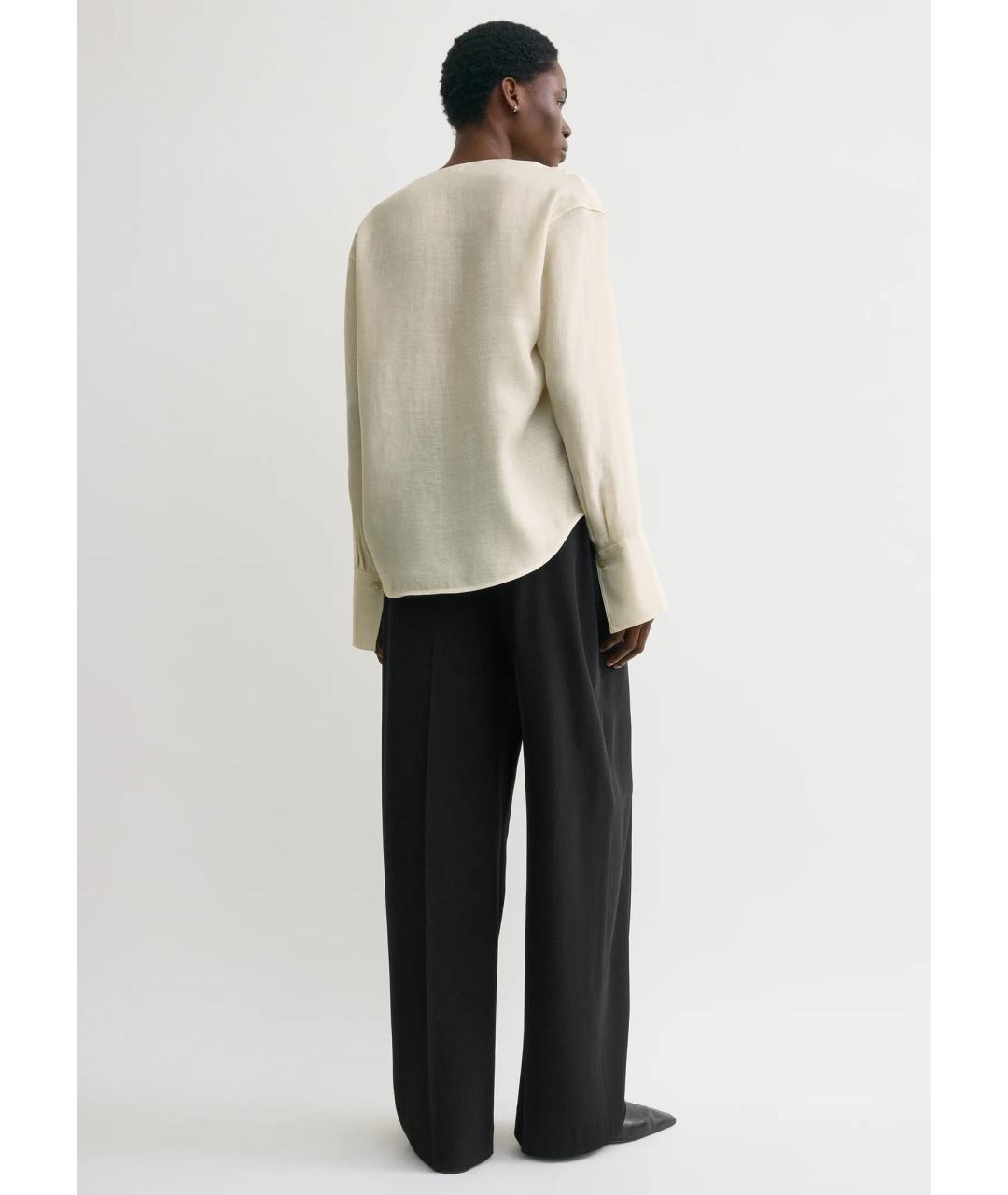 TOTEME Бежевая блузы, фото 4