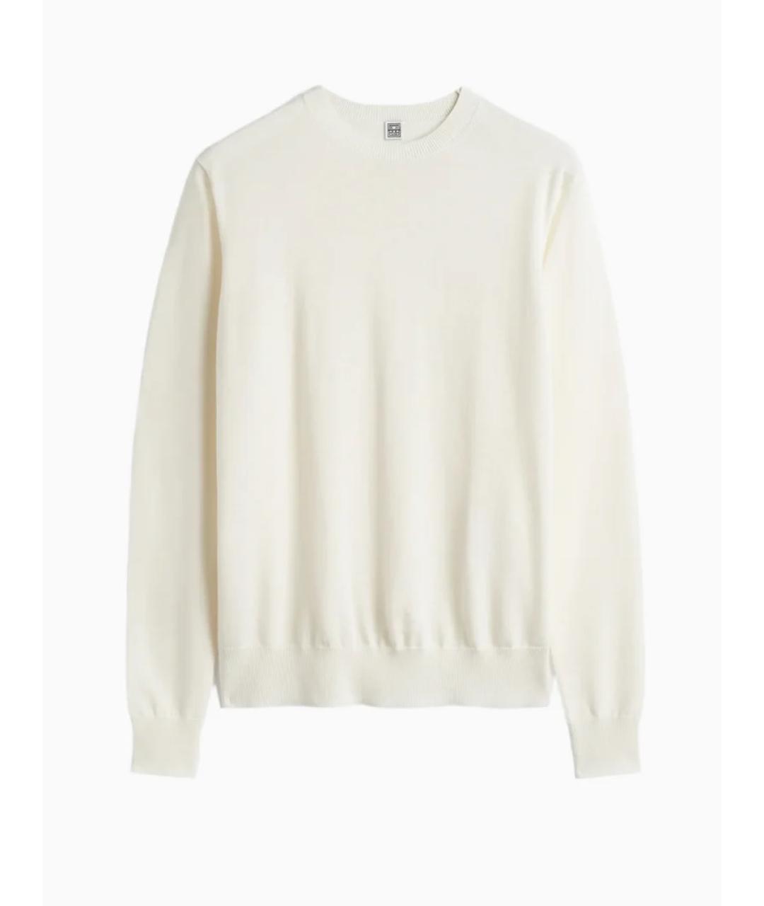 TOTEME Белый шерстяной джемпер / свитер, фото 4