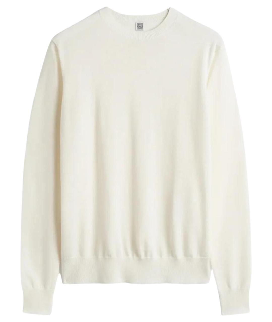 TOTEME Белый шерстяной джемпер / свитер, фото 1