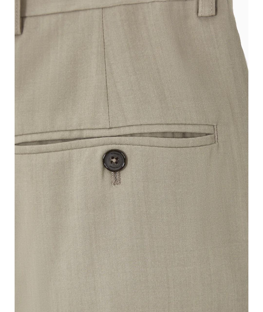 TOTEME Бежевые шерстяные прямые брюки, фото 2