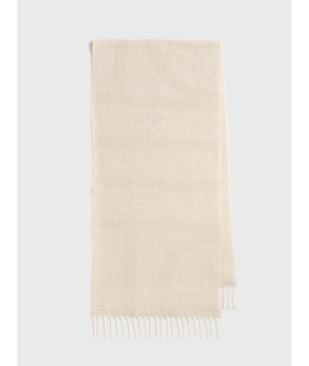 TOTEME Бежевый шерстяной шарф, фото 3
