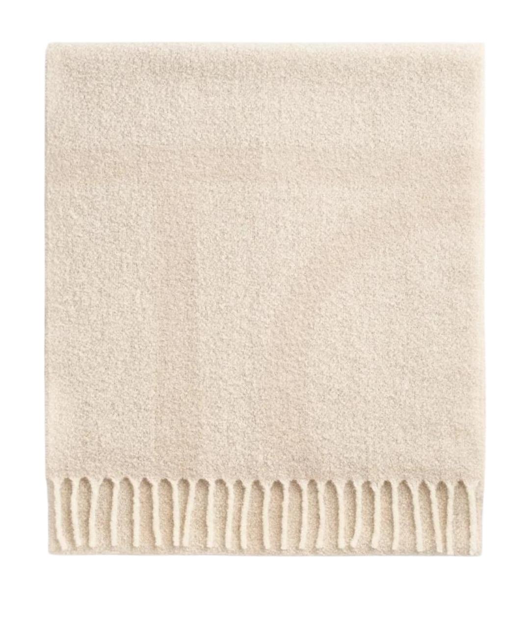 TOTEME Бежевый шерстяной шарф, фото 1