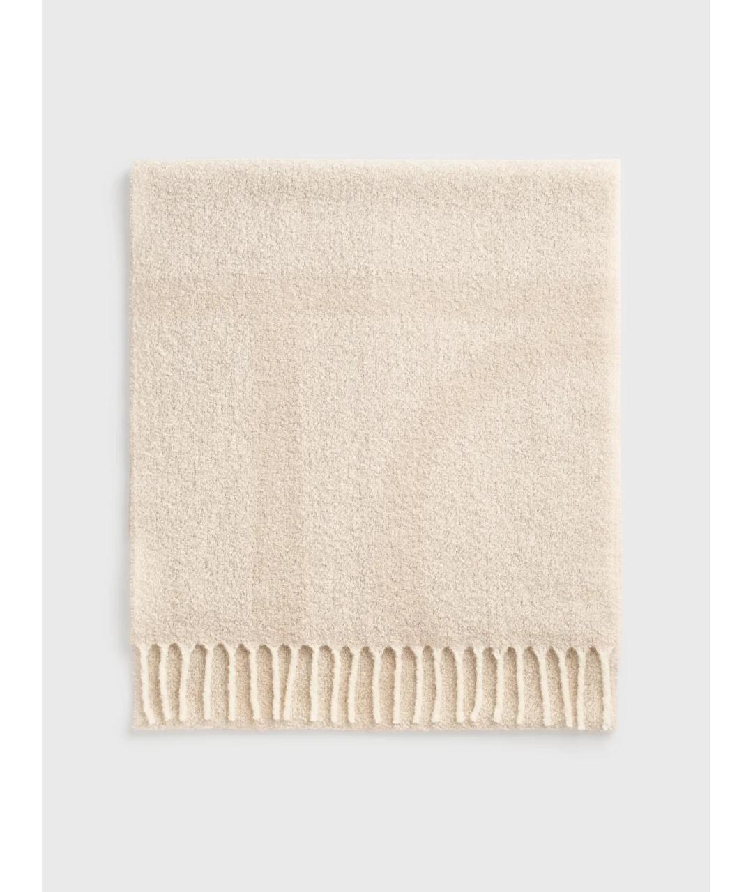 TOTEME Бежевый шерстяной шарф, фото 6